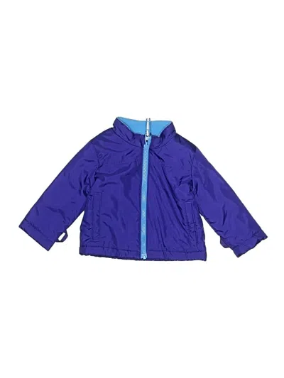 Pre-owned Cat & Jack Kids' Windbreaker Jacket In Purple