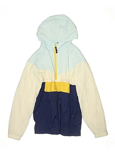 Pre-owned Cat & Jack Kids' Windbreaker Jacket In Yellow