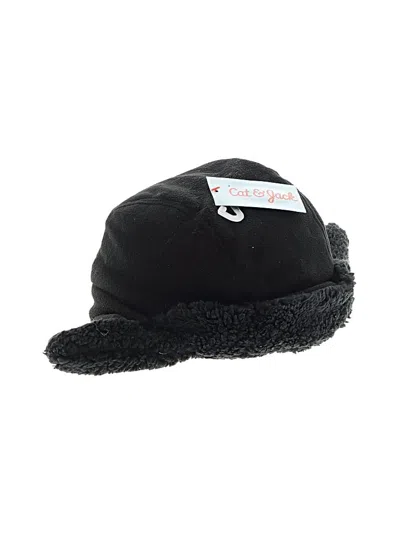 Pre-owned Cat & Jack Kids' Winter Hat In Black