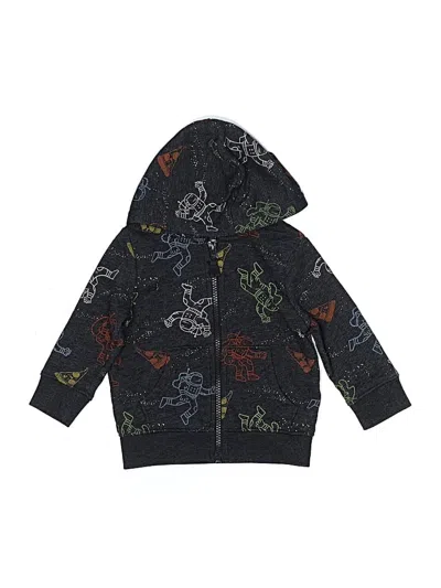 Pre-owned Cat & Jack Babies' Zip Up Hoodie In Black