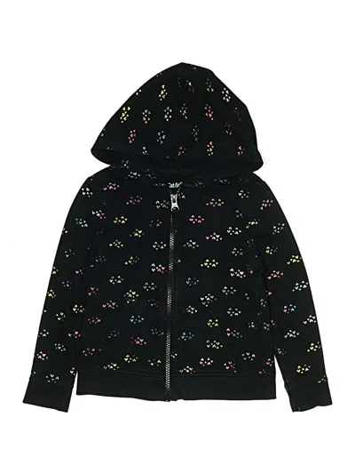 Pre-owned Cat & Jack Kids' Zip Up Hoodie In Black