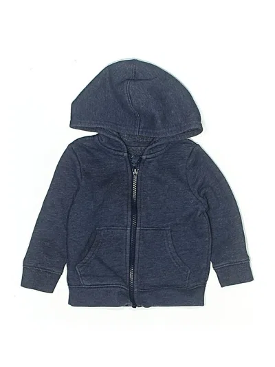 Pre-owned Cat & Jack Babies' Zip Up Hoodie In Blue