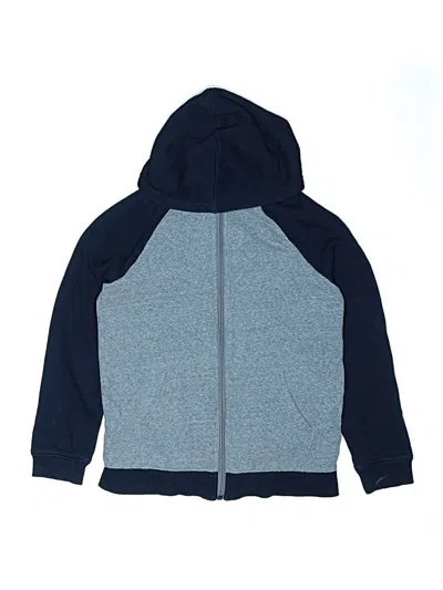 Pre-owned Cat & Jack Kids' Zip Up Hoodie In Blue