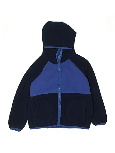 Pre-owned Cat & Jack Kids' Zip Up Hoodie In Blue