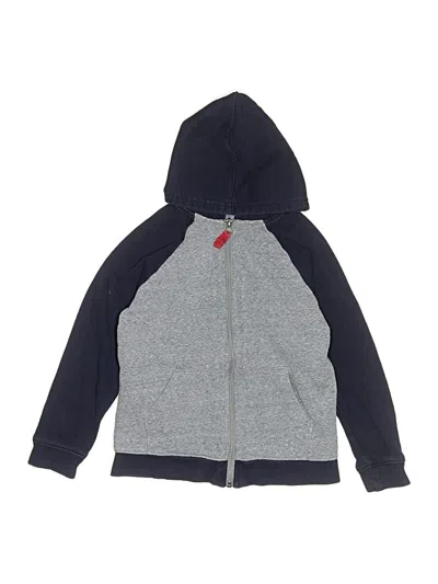 Pre-owned Cat & Jack Kids' Zip Up Hoodie In Blue