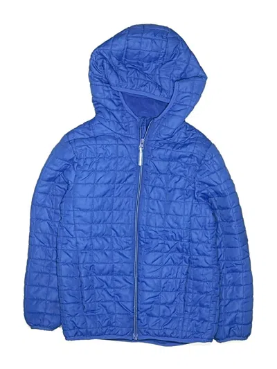 Pre-owned Cat & Jack Kids' Zip Up Hoodie In Blue