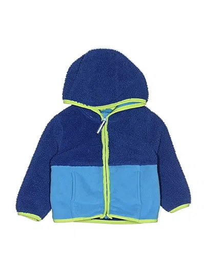 Pre-owned Cat & Jack Kids' Zip Up Hoodie In Blue
