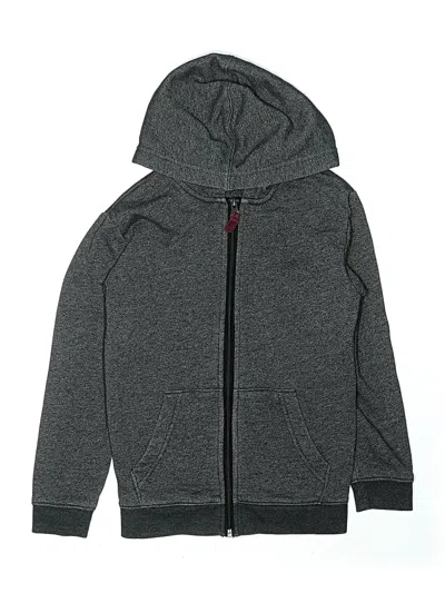 Pre-owned Cat & Jack Kids' Zip Up Hoodie In Gray