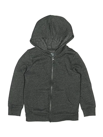 Pre-owned Cat & Jack Kids' Zip Up Hoodie In Gray