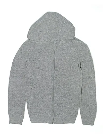 Pre-owned Cat & Jack Kids' Zip Up Hoodie In Gray