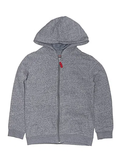Pre-owned Cat & Jack Kids' Zip Up Hoodie In Gray
