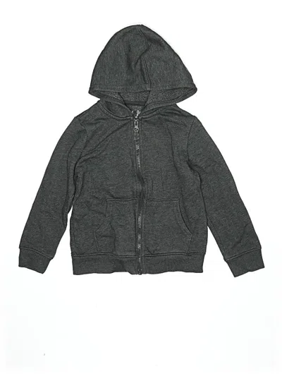 Pre-owned Cat & Jack Kids' Zip Up Hoodie In Gray