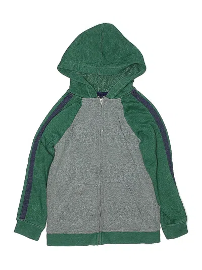Pre-owned Cat & Jack Kids' Zip Up Hoodie In Green