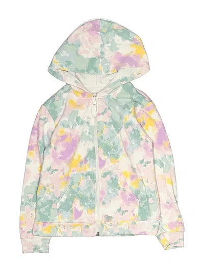 Pre-owned Cat & Jack Kids' Zip Up Hoodie In Green