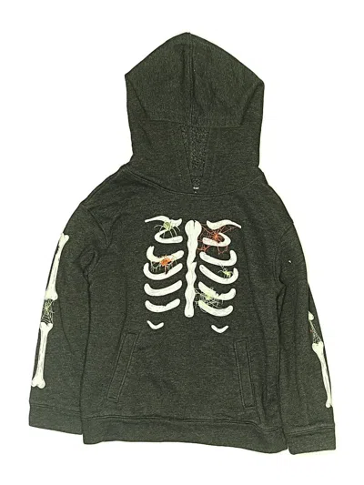 Pre-owned Cat & Jack Kids' Zip Up Hoodie In Green