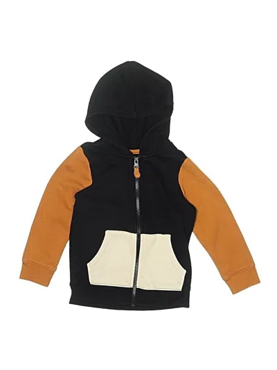 Pre-owned Cat & Jack Kids' Zip Up Hoodie In Orange