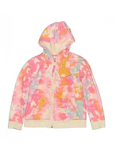 Pre-owned Cat & Jack Kids' Zip Up Hoodie In Pink