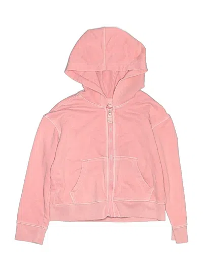 Pre-owned Cat & Jack Kids' Zip Up Hoodie In Pink