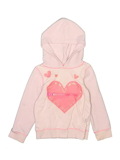 Pre-owned Cat & Jack Kids' Zip Up Hoodie In Pink