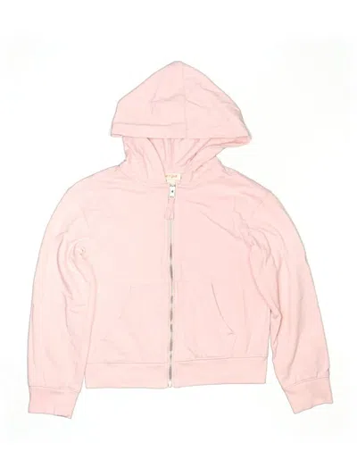 Pre-owned Cat & Jack Kids' Zip Up Hoodie In Pink