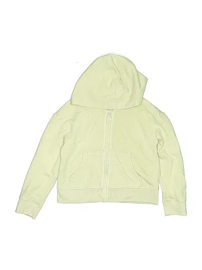 Pre-owned Cat & Jack Kids' Zip Up Hoodie In Yellow