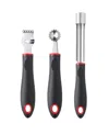 Cat Cora Cutlery-pro 3-piece Soft-grip Handle Zester Stripper Set