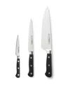 Cat Cora Cutlery-pro 3-piece Triple-rivet Handle Forged Chefs Knives Set In Multi