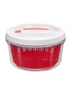 Cat Cora Cutlery-pro 4.7-quart Quickspin Salad Spinner In Multi