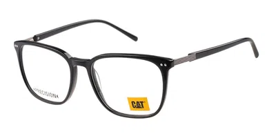 Cat Cpo 3538 104 Occhiali Da Vista Neri Per Uomo (solo Montatura) In Black