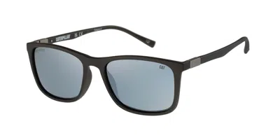 Cat Cps 8513 Polarized 104p Occhiali Da Sole Neri Per Uomo In Black