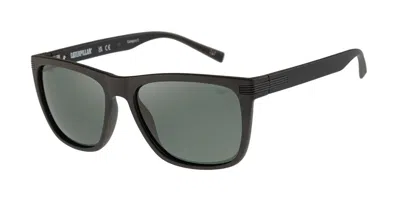 Cat Cps 8517 Polarized 104p Occhiali Da Sole Neri Per Uomo In Black