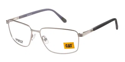 Cat Cto 3059 002 Occhiali Da Vista Argentati Per Uomo (solo Montatura) In Silver