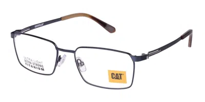 Cat Cto 3108 206 Men's Glasses Blue Size 54 - Free Lenses - Blue Light Block Available In Navy
