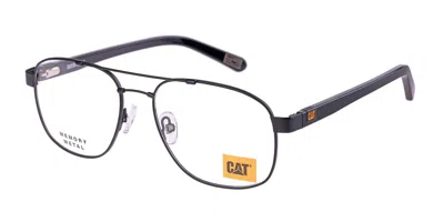 Cat Cto 3132 004 Men's Glasses Black Size 55 - Free Lenses - Blue Light Block Available