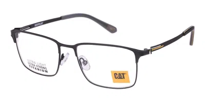 Cat Cto 3133 004 Men's Glasses Black Size 55 - Free Lenses - Blue Light Block Available