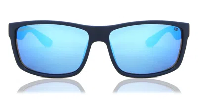 Cat Cts 8018 Polarized 106p Men's Sunglasses Blue Size 61