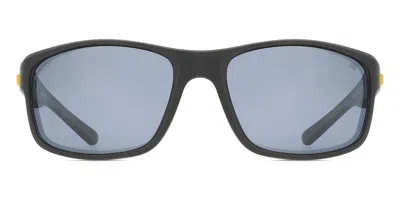 Cat Cts 8019 Polarized 104p Men's Sunglasses Black Size 63