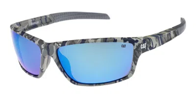 Cat Cts 8020 Polarized 119p Occhiali Da Sole Blu Per Uomo In Blue
