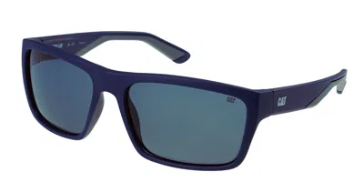 Cat Cts 8021 Polarized 106p Men's Sunglasses Blue Size 61