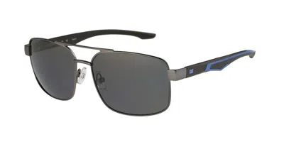 Cat Cts 8024 Polarized 005p Men's Sunglasses Gunmetal Size 59 In Gray