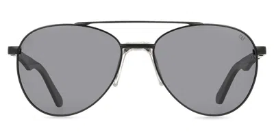 Cat Cts 8025 Polarized 004p Men's Sunglasses Black Size 59