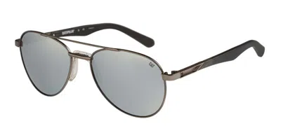 Cat Cts 8025 Polarized 005p Men's Sunglasses Gunmetal Size 59 In Gray