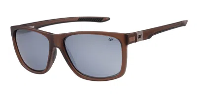 Cat Cts 8027 Polarized 103p Occhiali Da Sole Marroni Per Uomo In Multi