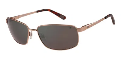 Cat Cts 8030 Polarized 001p Occhiali Da Sole Oro Per Uomo In Gold