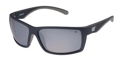 Cat Cts 8031 Polarized 106p Men's Sunglasses Blue Size 65
