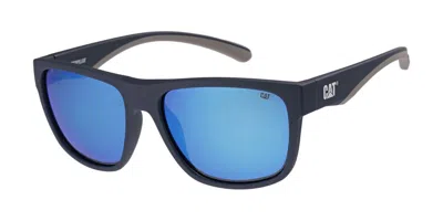 Cat Cts 8032 Polarized 106p Men's Sunglasses Blue Size 58