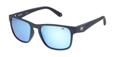 Cat Cts 8038 Polarized 106p Men's Sunglasses Blue Size 57