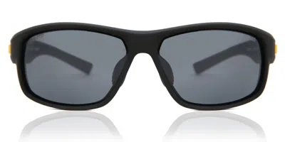 Cat Cts Fused Polarized 104p Occhiali Da Sole Neri Per Uomo In Black