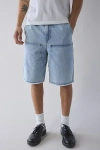 Cat Double Knee Cutoff Utility Short In Light Faded Wash, Men's At Urban Outfitters
