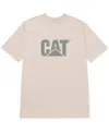 Cat Erpillar Men's Logo Graphic T-shirt In Ss-neutral Gry